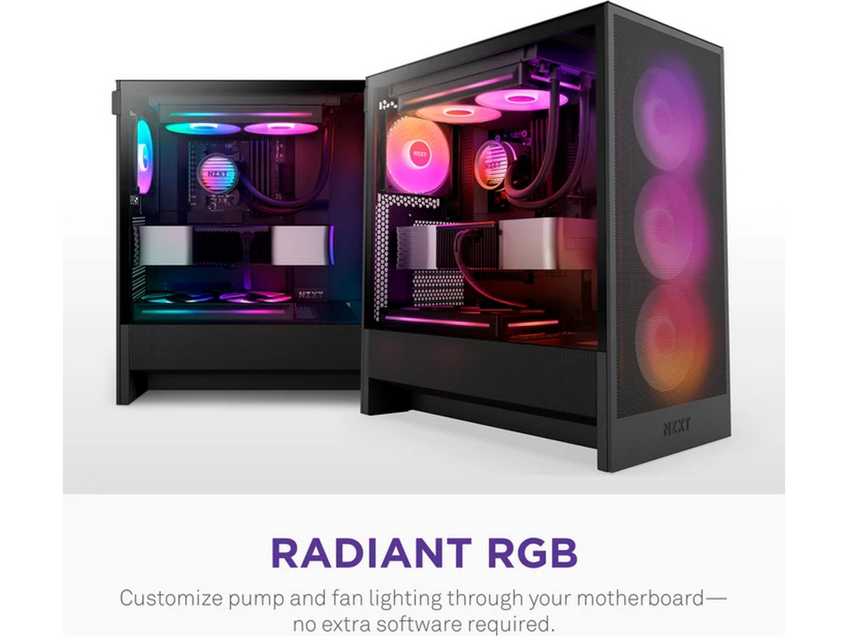 NZXT Kraken Core RGB 360mm AIO Kylare (svart) CPU - Vandkøling
