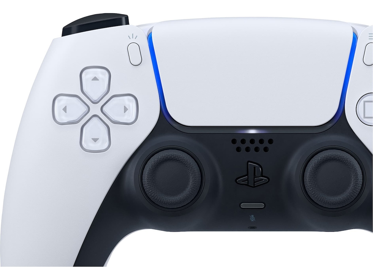 PlayStation 5 DualSense Controller (Hvid) Tilbehør til spilkonsoller