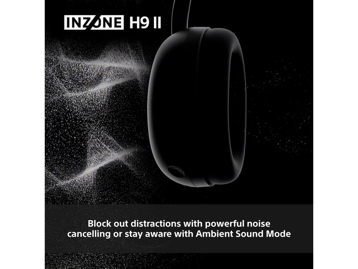 Sony INZONE H9 II Trådløst Støjreducerende Headset (sort) Gamingheadset