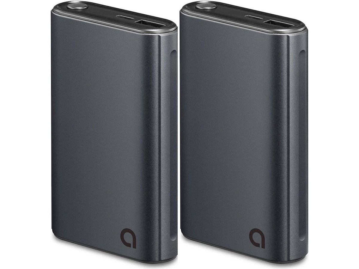 Andersson 10.000mAh Powerbank (sort) 2-pak Powerbank
