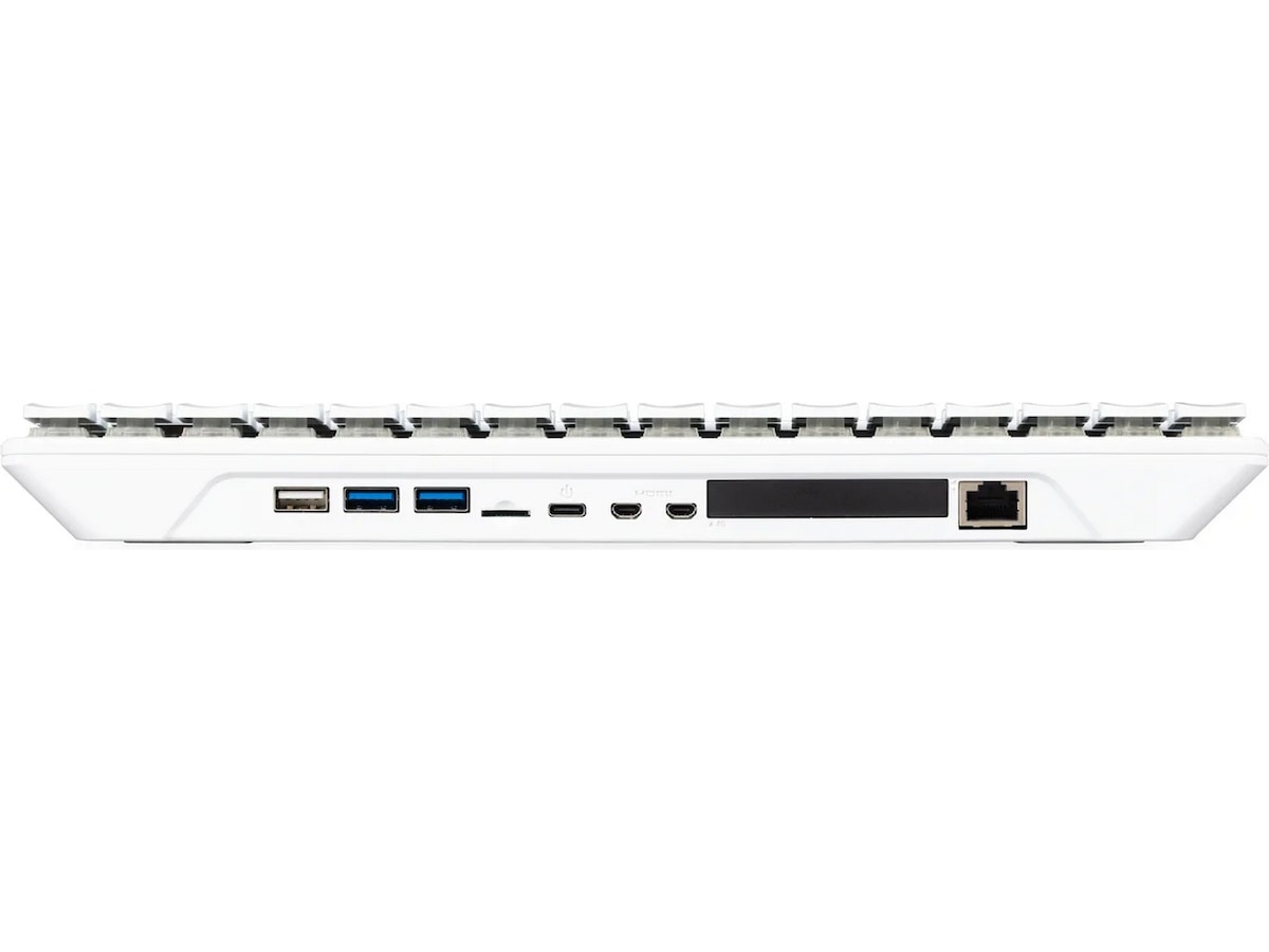 Raspbery Pi 500+ Desktop Kit (hvid) Integreret CPU