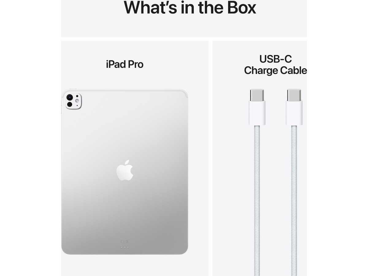 iPad Pro 13" (2025) 2TB WiFi (sølv) Tablets