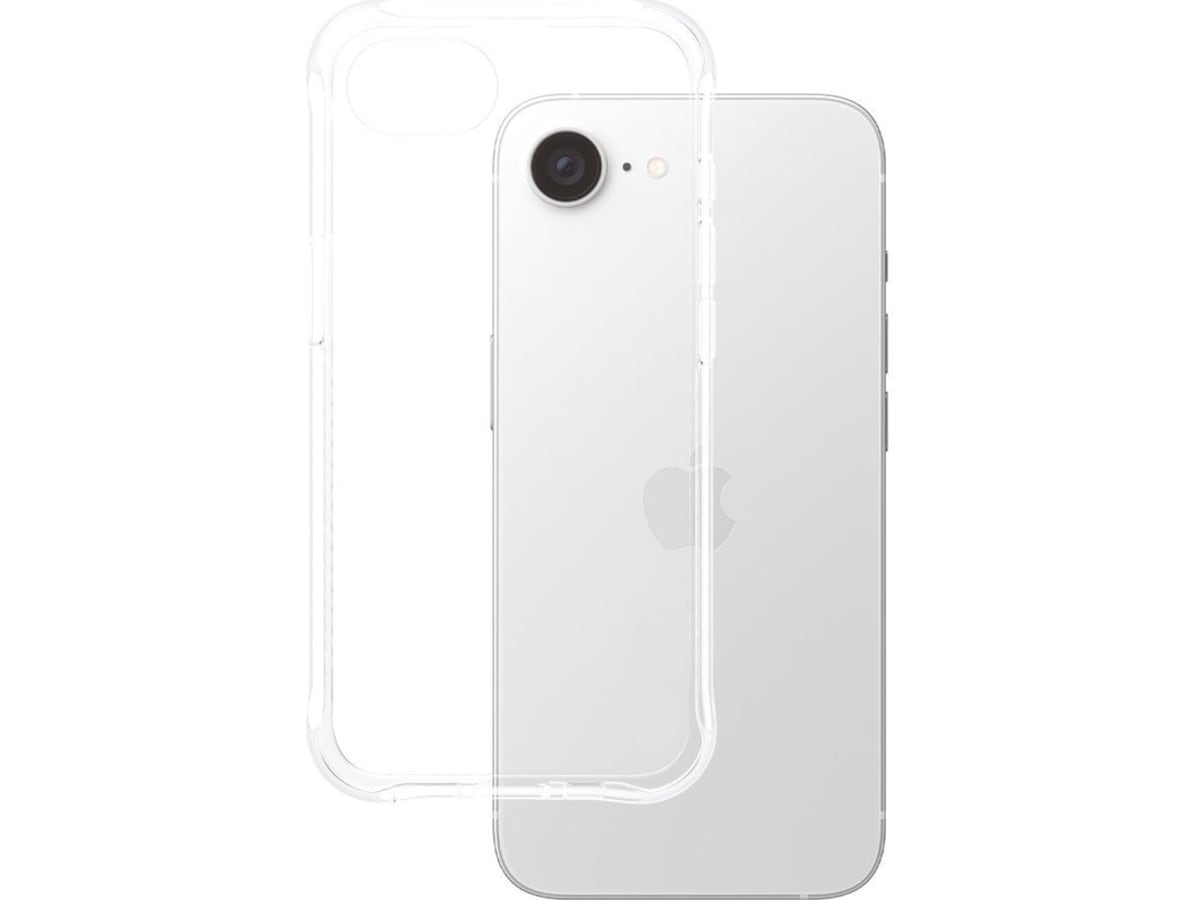 PanzerGlass iPhone 16e silikonecover (gennemsigtig) Mobilcover