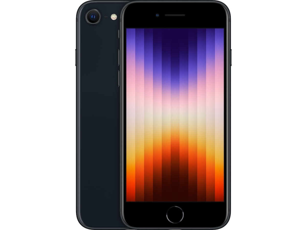 Apple iPhone SE (2022) 64GB (sort) - Gradering B Næsten nyt! - Renewed