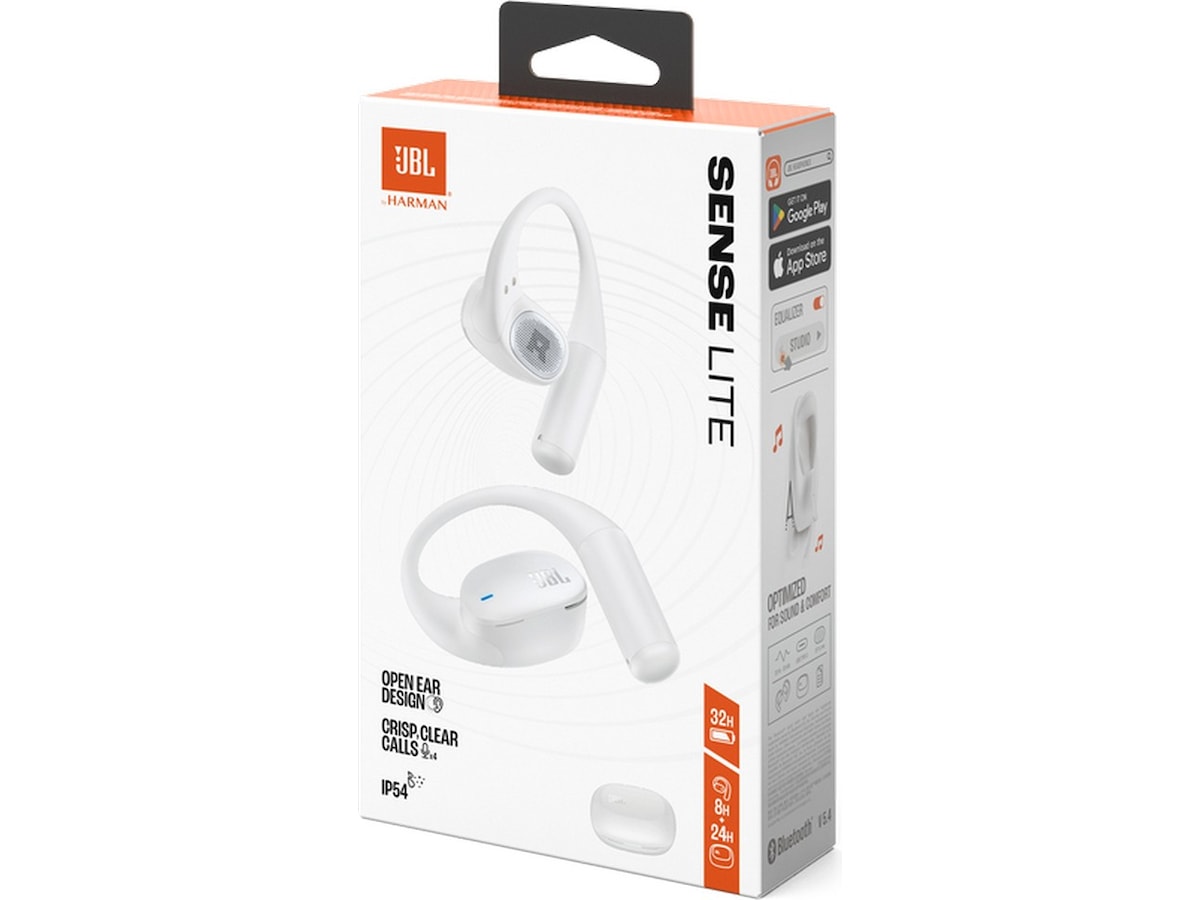JBL Sense Lite Trådløse Ørepropper, Open-ear (hvid) In-ear høretelefoner