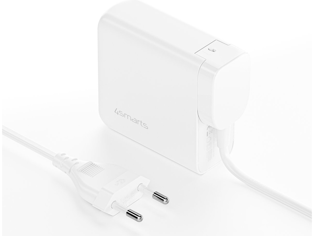 4smarts 100W GaN Flex Pro Travel Edition Laddare (vit) Batteri og lader