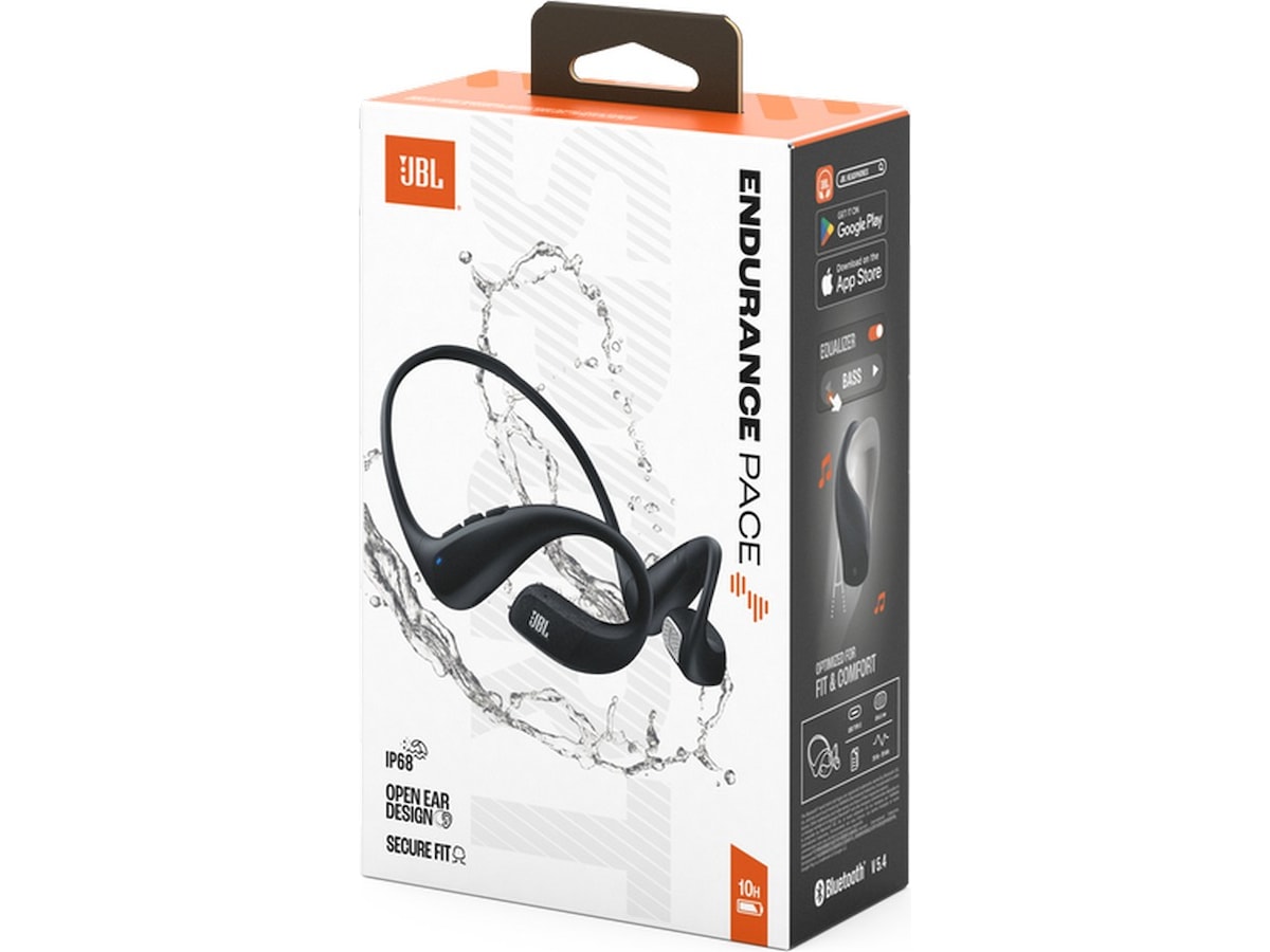 JBL Endurance Pace Trådløse Hovedtelefoner, On-Ear (sort/grå) Høretelefoner