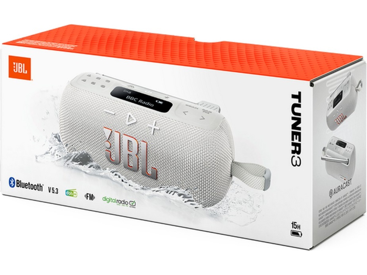 JBL Tuner 3 bærbar DAB/FM radiohøjttaler Radio & musikafspillere
