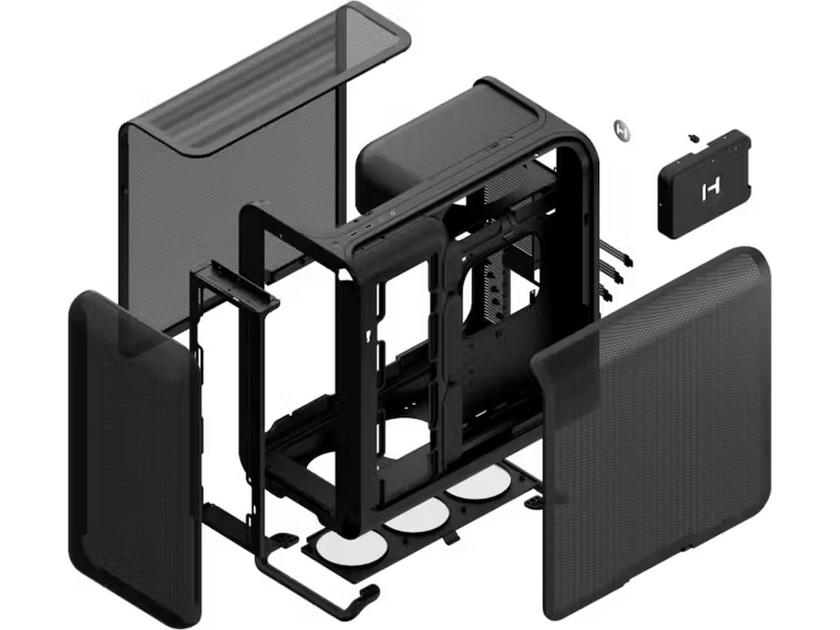 HYTE X50 Air Mid Tower (sort) Midi Tower