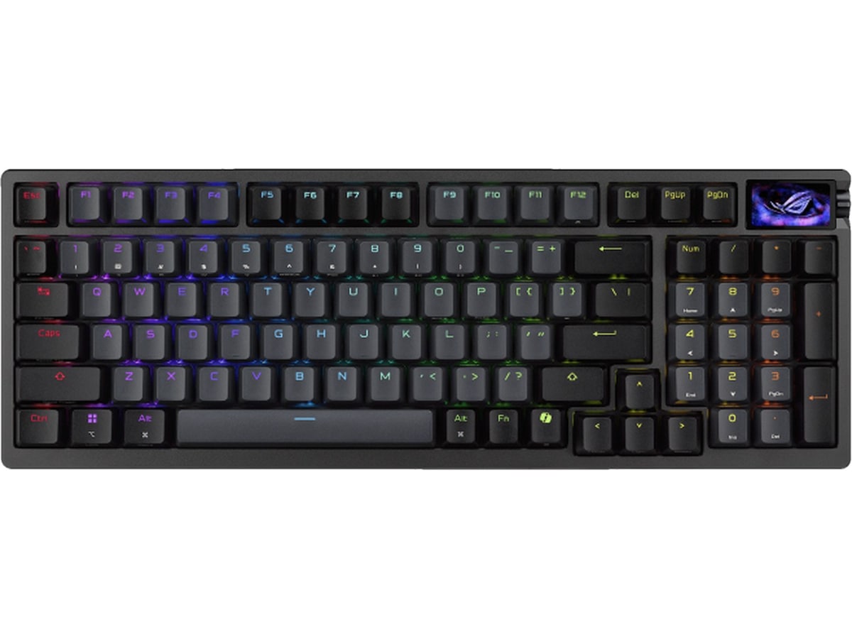 Asus ROG Azoth 96 HE trådløst gamingtastatur (sort) Gamingkeyboard