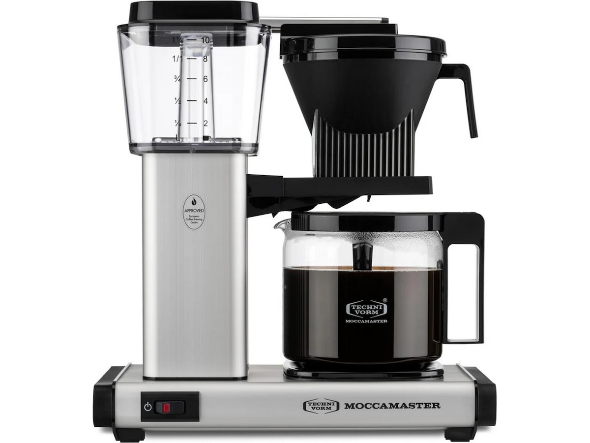 Moccamaster One Switch Kaffemaskine (mat sølv) Kaffemaskiner