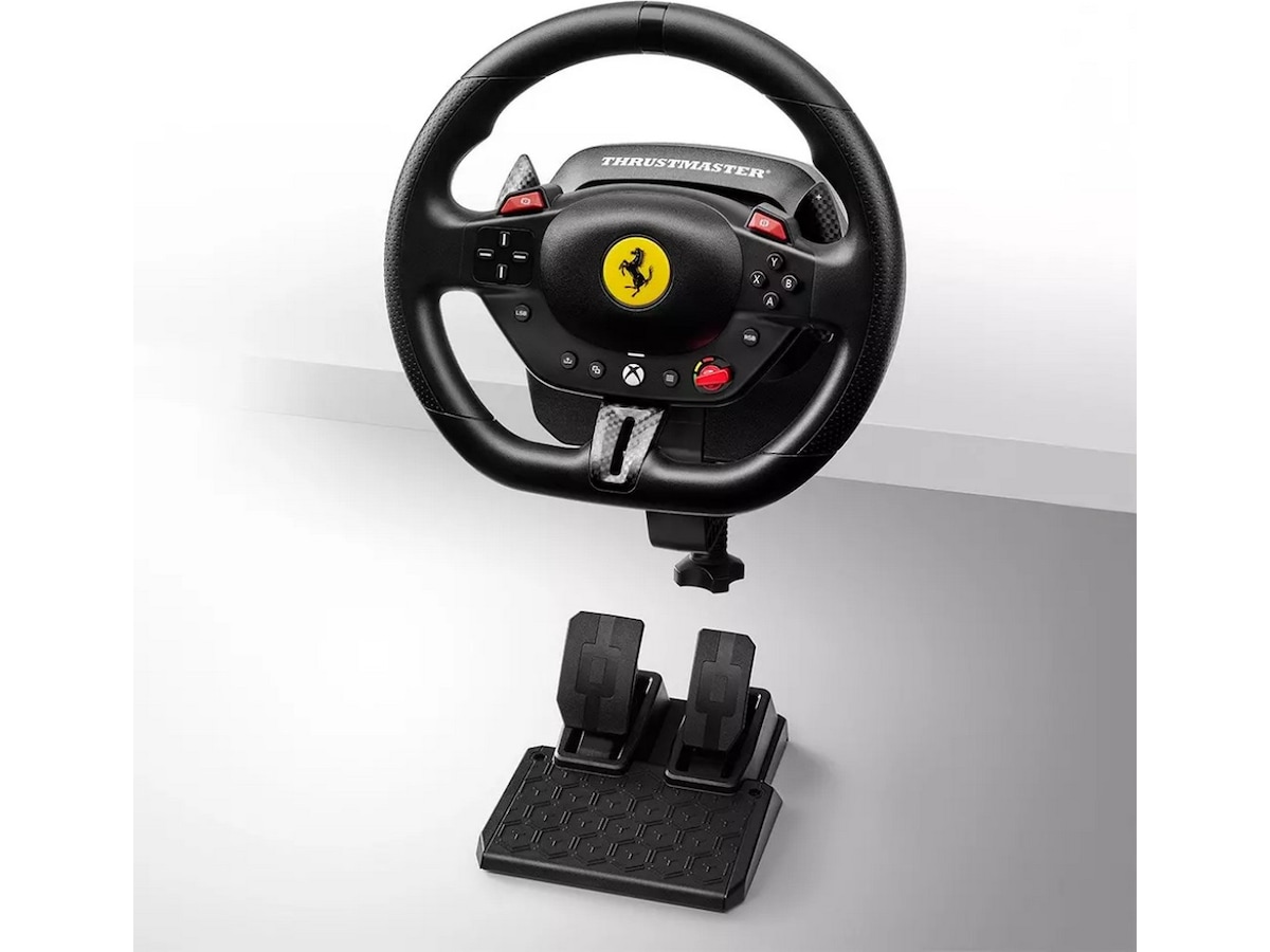 Thrustmaster T98-X Ferrari 296 GTS Racing Wheel Rat og pedaler