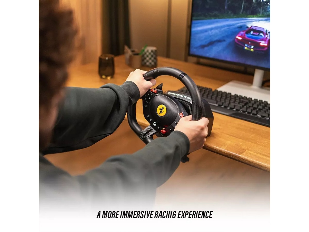 Thrustmaster T98-X Ferrari 296 GTS Racing Wheel Rat og pedaler