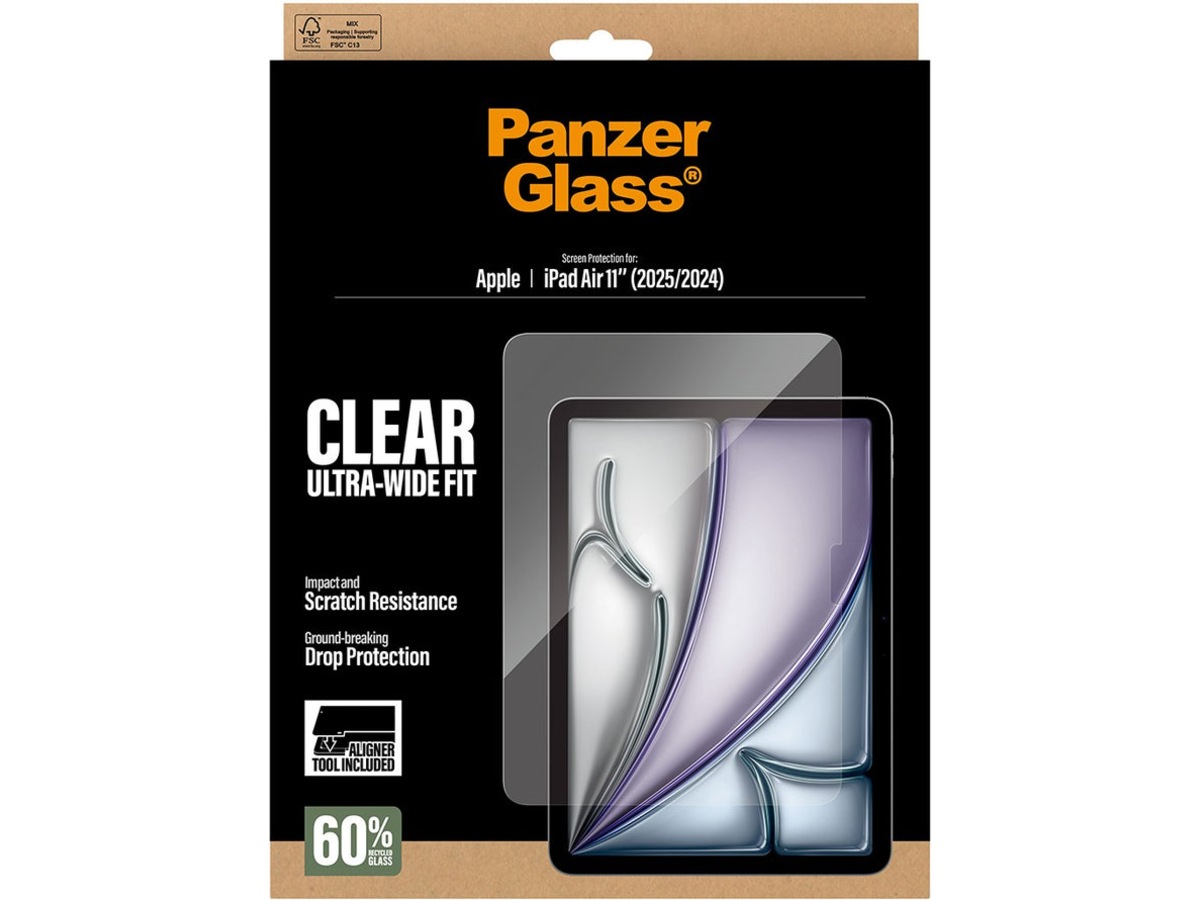 PanzerGlass iPad Air 11" (M2/M3/M4) Fast Fit skærmbeskytter Skærmbeskyttelse tablet