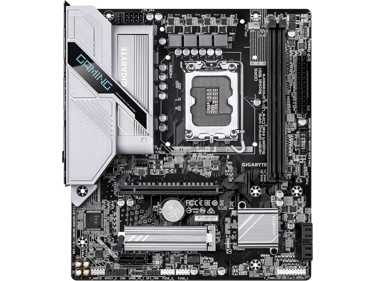 Gigabyte H810M S2H bundkort Intel Socket