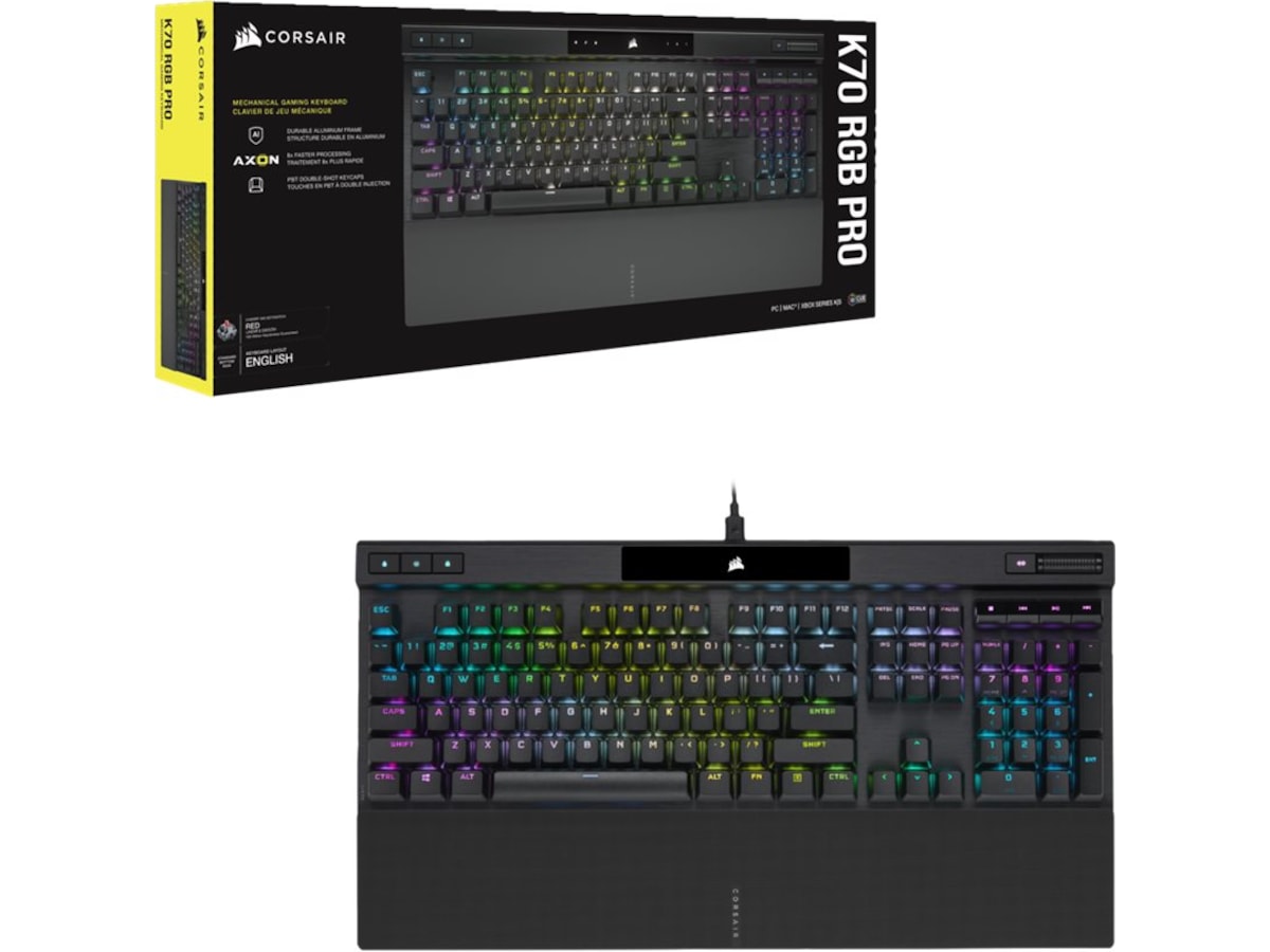 Corsair K70 RGB Pro Gamingtastatur (sort) Gamingkeyboard
