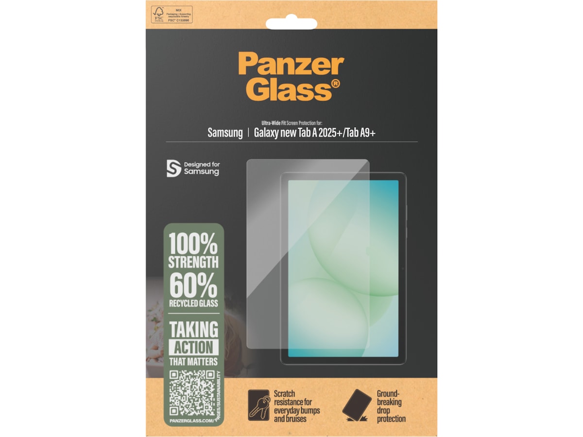 PanzerGlass Galaxy Tab A11+ | Tab A9+ Skærmbeskytter Skærmbeskyttelse tablet