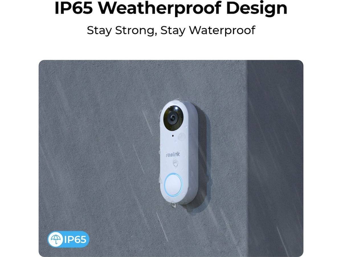 Reolink Video Doorbell WiFi (sort) Dørklokker