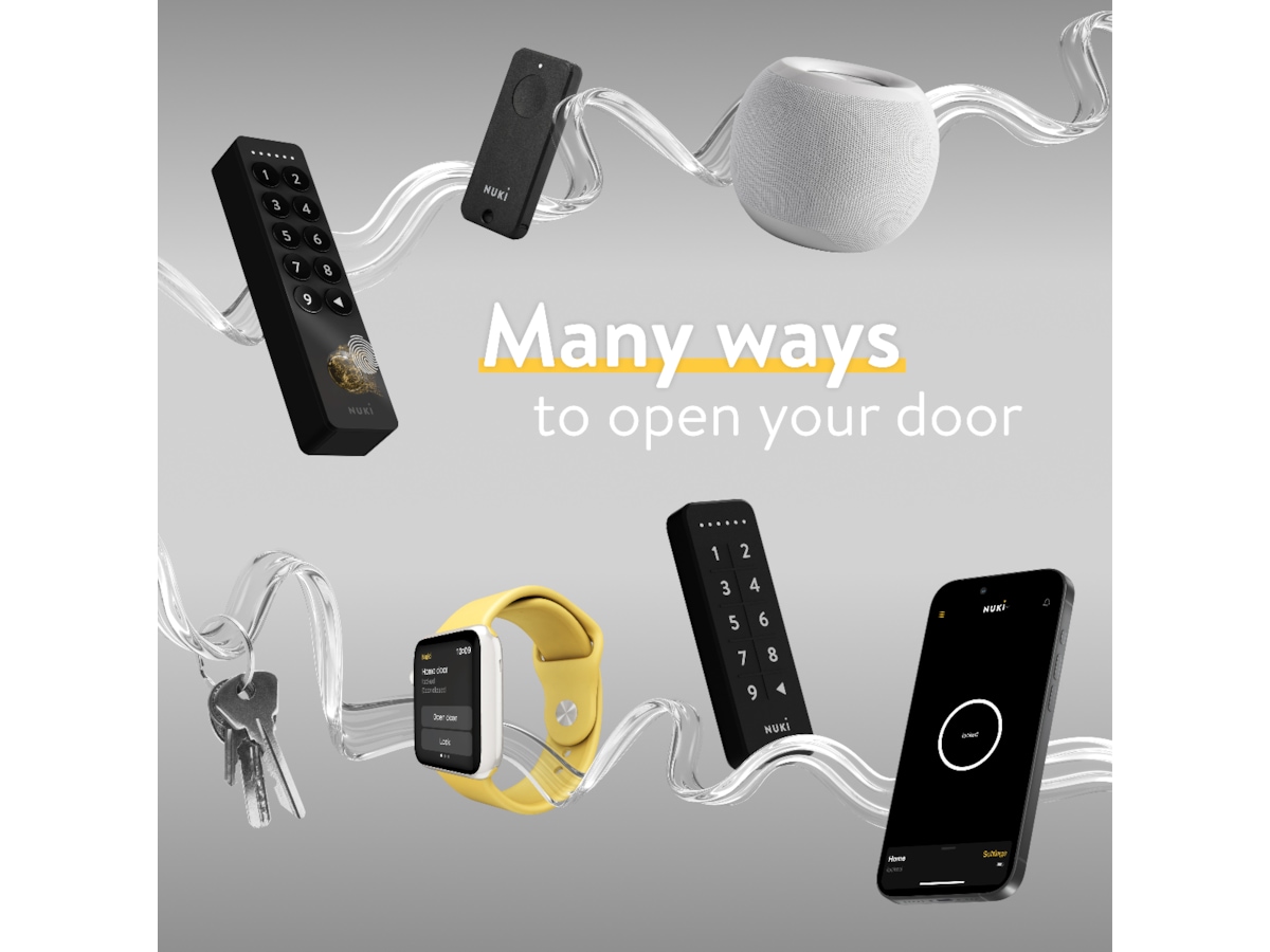 Nuki Smart Lock Ultra Smart dørlås + dørsensor Elektroniske dørlåse