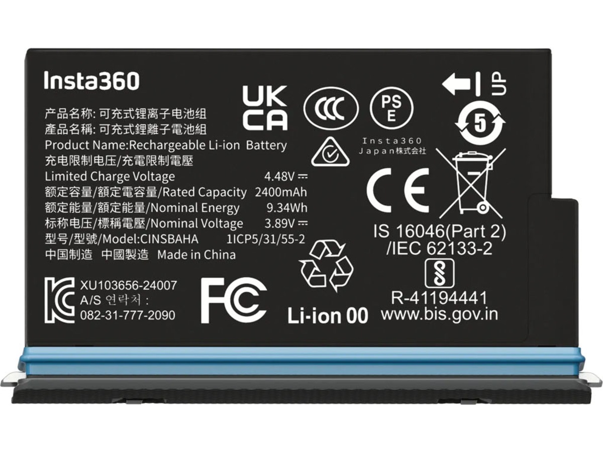 Insta360 X5 batteri Tilbehørssæt til kameraer
