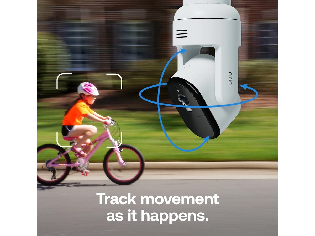 Arlo Essential 3 2k PTZ cam,  2-pk Overvågningskameraer