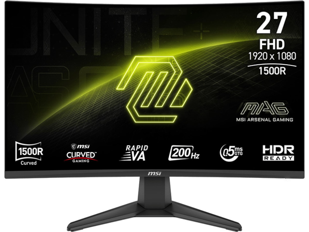 MSI MAG 276CF E20 curved gamingskærm 27" Gamingskærme