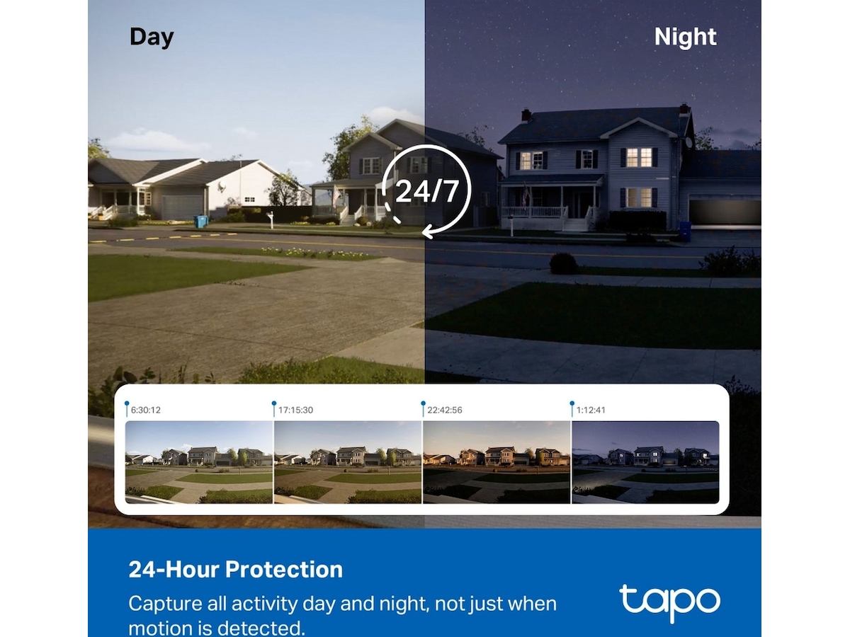 TP-Link Tapo C665G KIT overvågningskamera solcelledrevet Wi-Fi/4G Overvågningskameraer