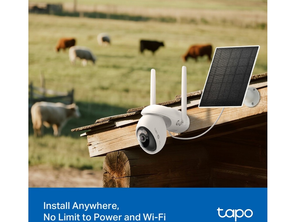 TP-Link Tapo C665G KIT overvågningskamera solcelledrevet Wi-Fi/4G Overvågningskameraer