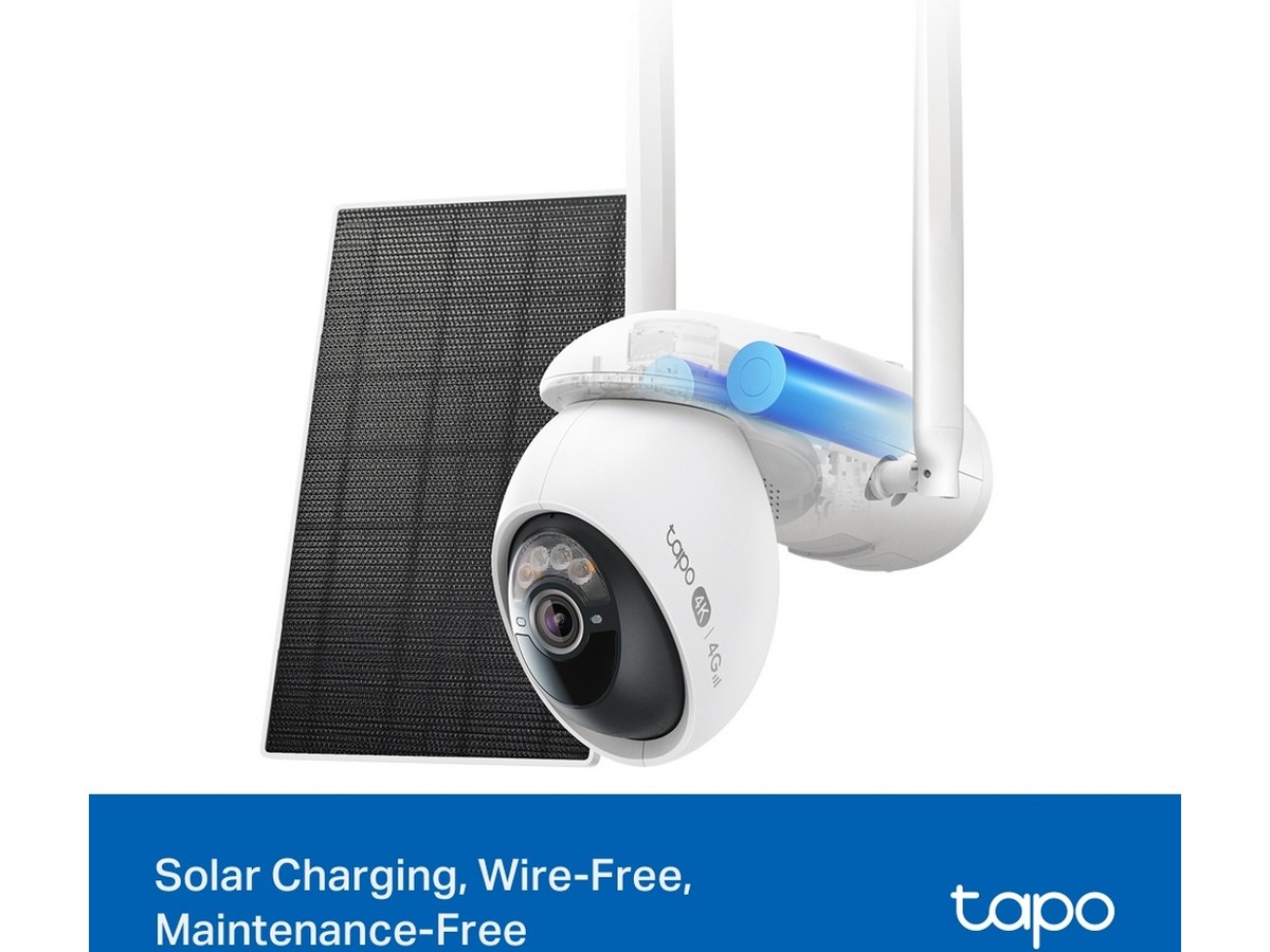 TP-Link Tapo C665G KIT overvågningskamera solcelledrevet Wi-Fi/4G Overvågningskameraer
