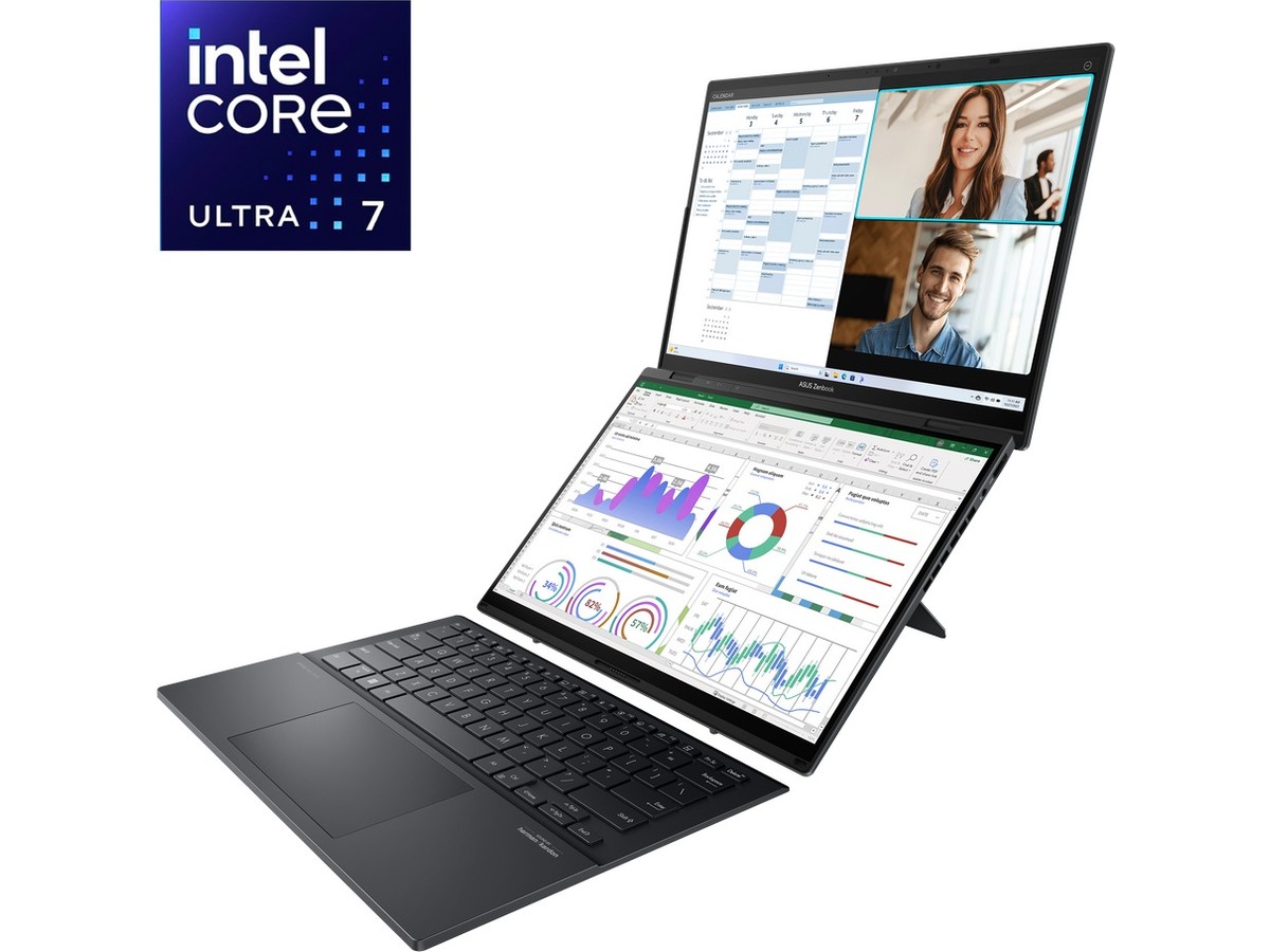 ASUS Zenbook Duo UX8406CA 14" FHD OLED berøringsskærm PC - Bærbar / laptop