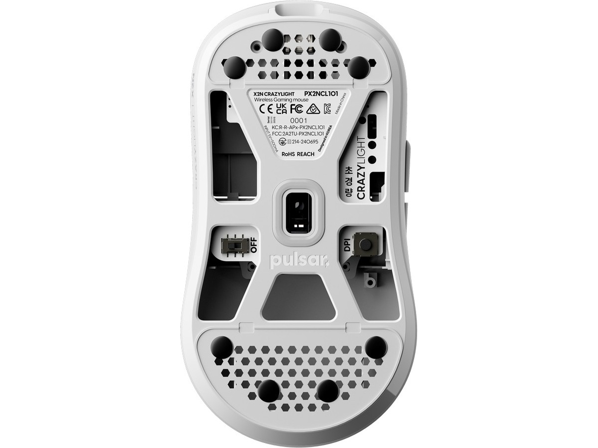 Pulsar X2N CrazyLight Mini gamingmus (hvid) Gamingmus