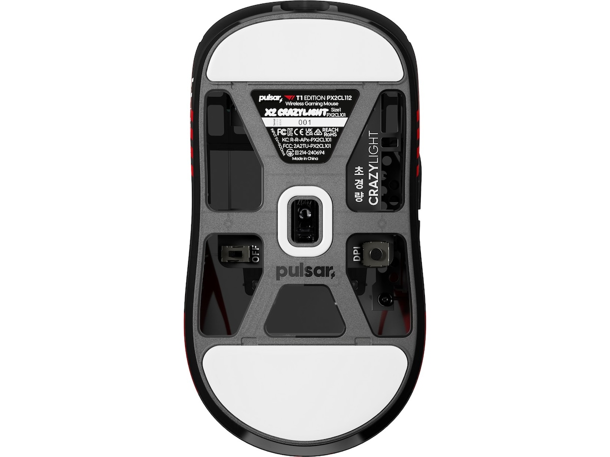 Pulsar X2 CRAZYLIGHT Mini trådløs gamingmus T1 Edition (sort) Gamingmus