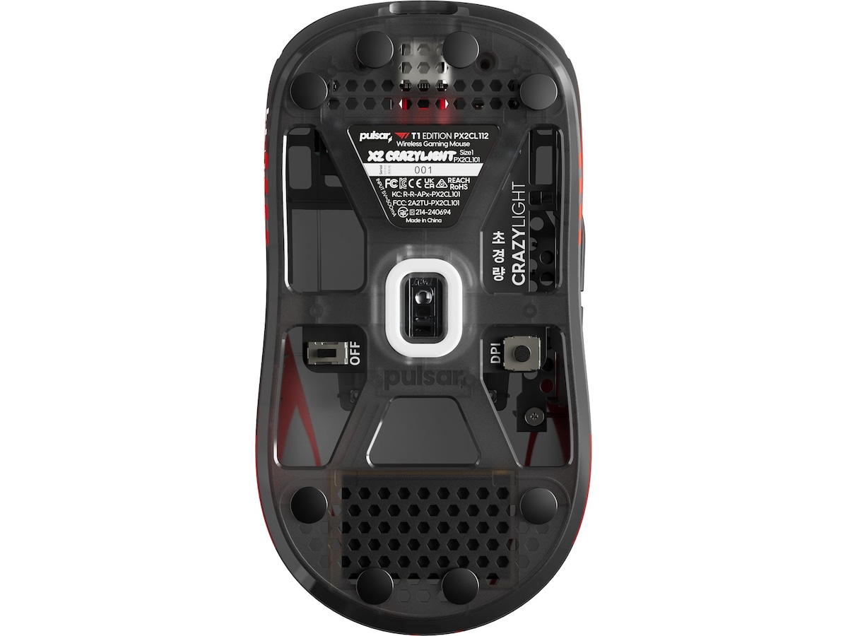 Pulsar X2 CRAZYLIGHT Mini trådløs gamingmus T1 Edition (sort) Gamingmus