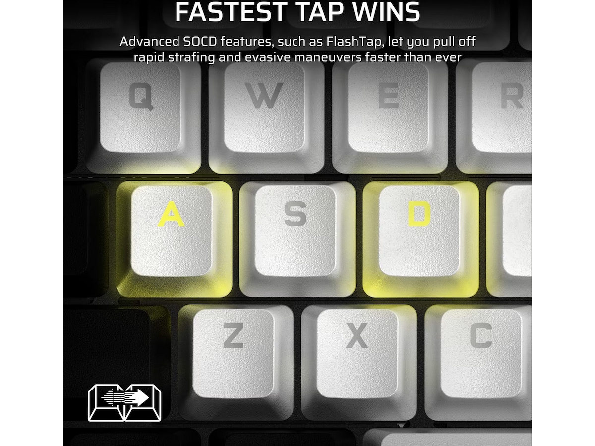 Corsair MAKR PRO 75 gamingtastatur Hall-effekt Gamingkeyboard