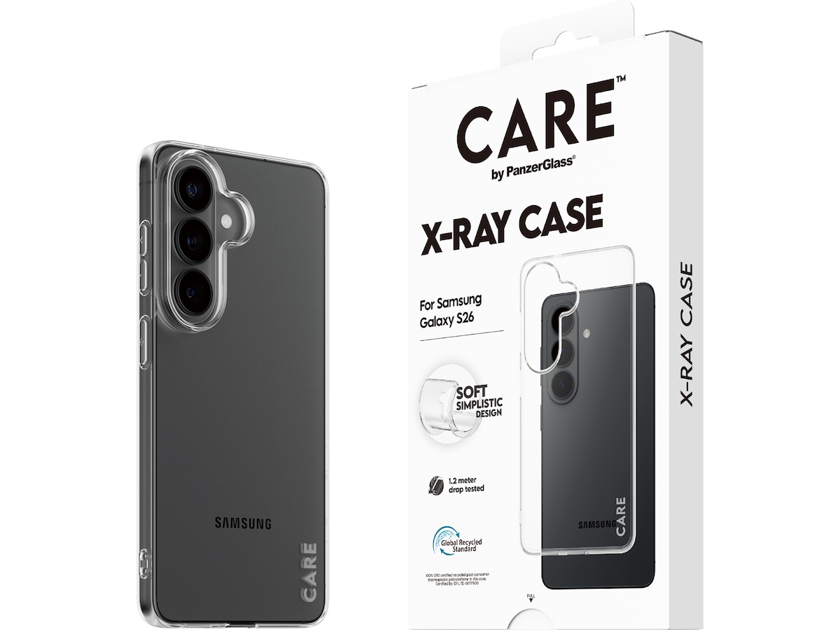 PanzerGlass CARE Galaxy S26 X-Ray cover (gennemsigtig) Mobilcover