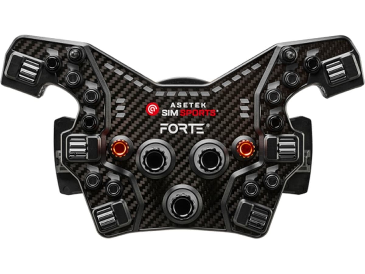 Asetek Forte® Formula knapboks (sort, aluminium) Rat og pedaler