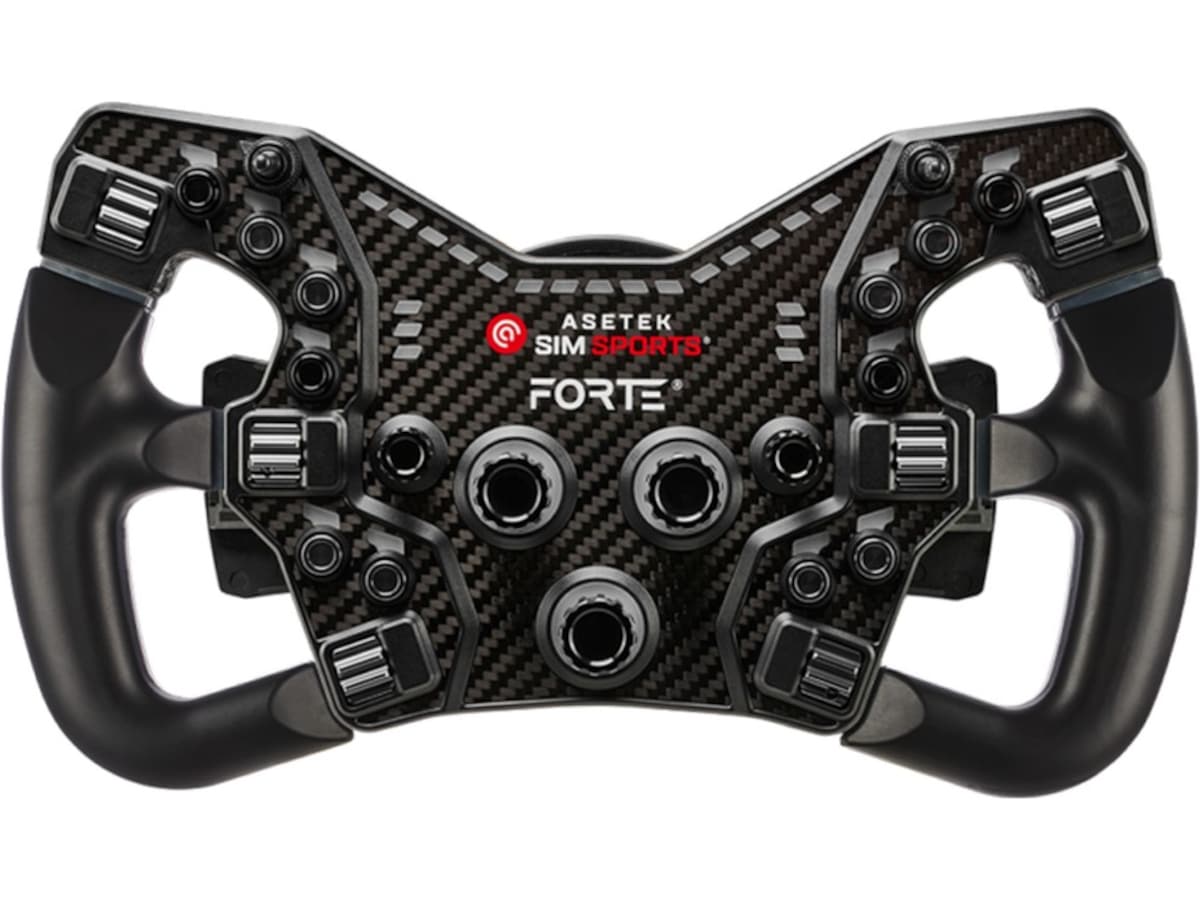 Asetek Forte® Formula knapboks (sort, aluminium) Rat og pedaler