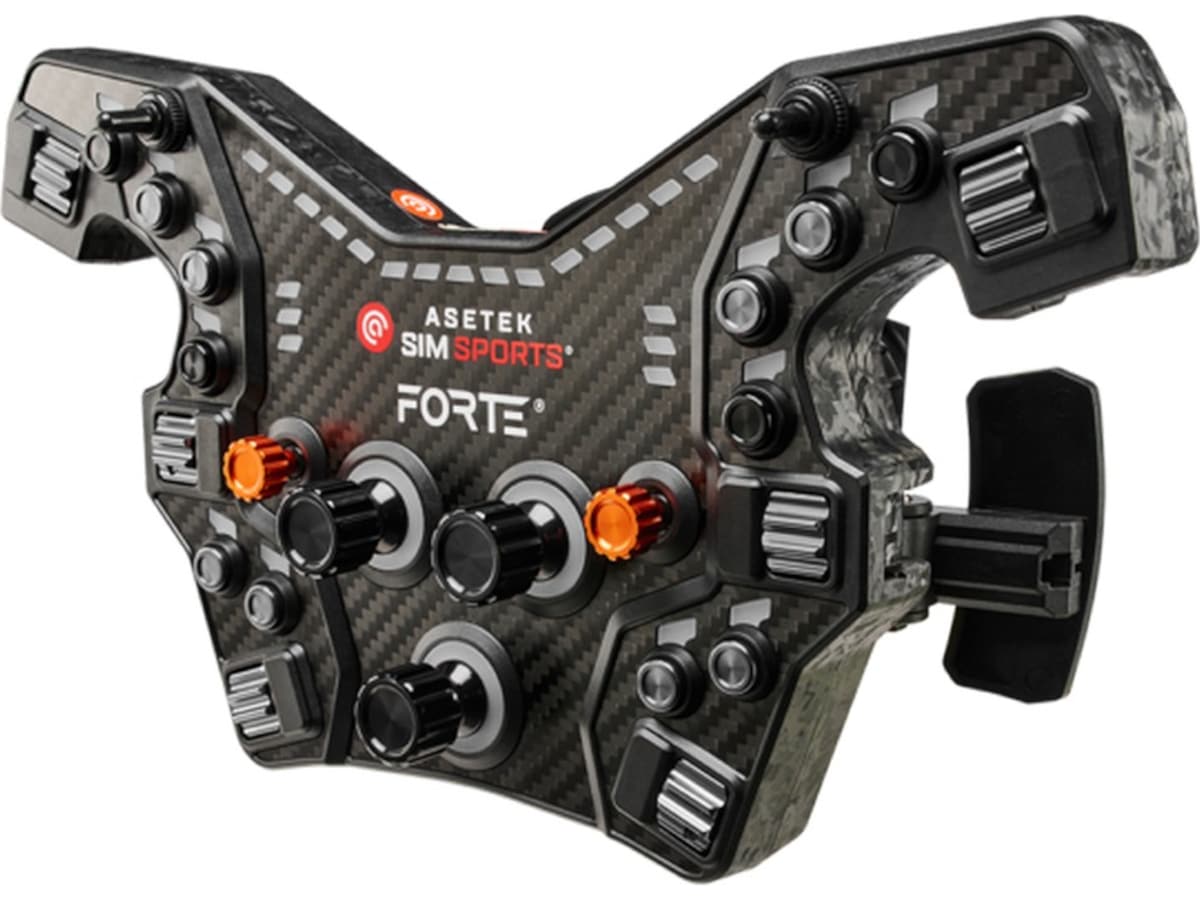 Asetek Forte® Formula knapboks (sort, aluminium) Rat og pedaler