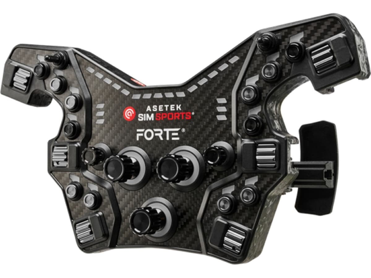 Asetek Forte® Formula knapboks (sort, aluminium) Rat og pedaler