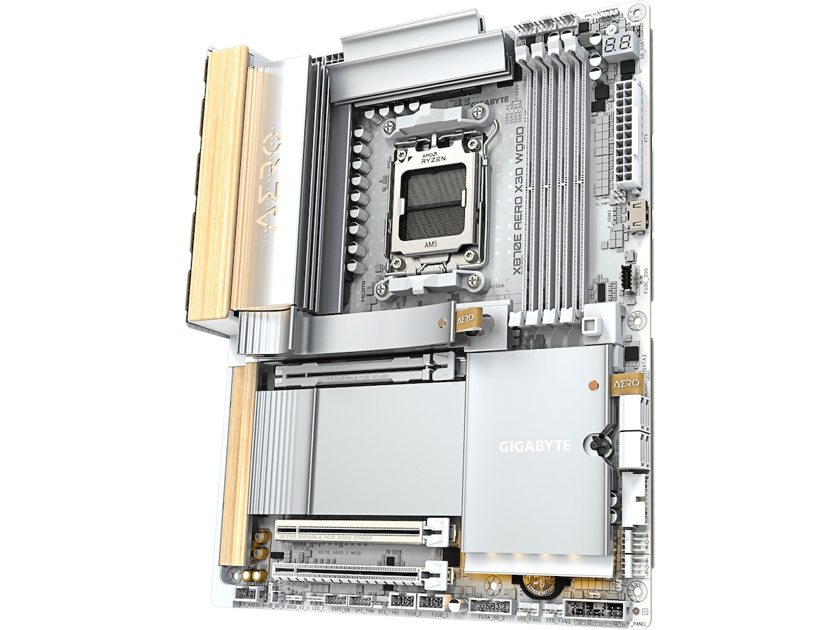 Gigabyte X870E AERO X3D WOOD bundkort AMD Socket