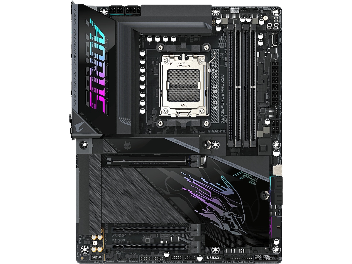 Gigabyte X870E AORUS PRO X3D bundkort AMD Socket