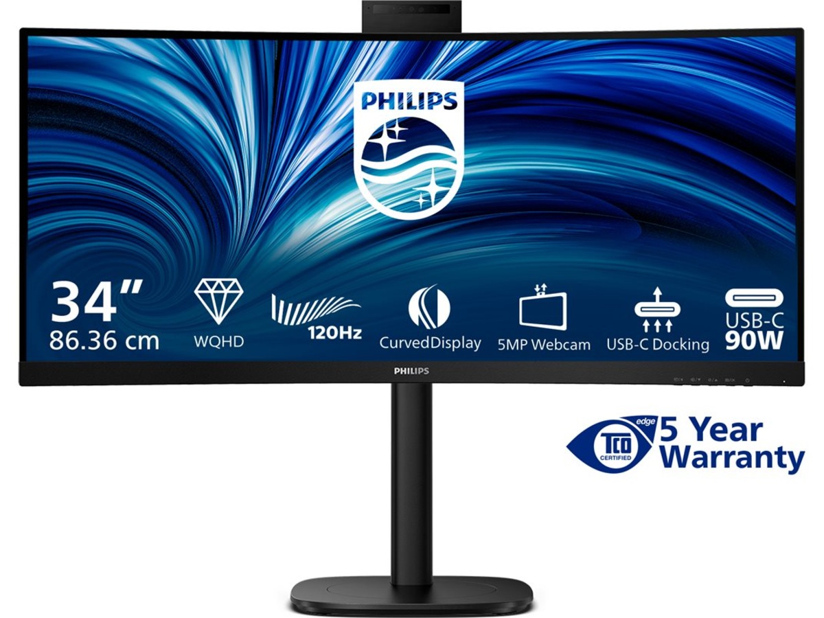 Philips 34" curved skærm 34B2U3600CH/00 Skærme