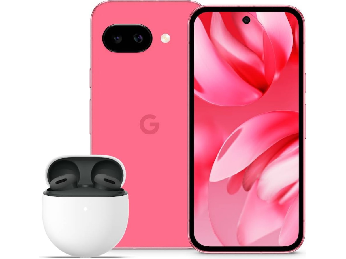Google Pixel 9a 128GB (peony) + Buds 2a Mobiltelefoner