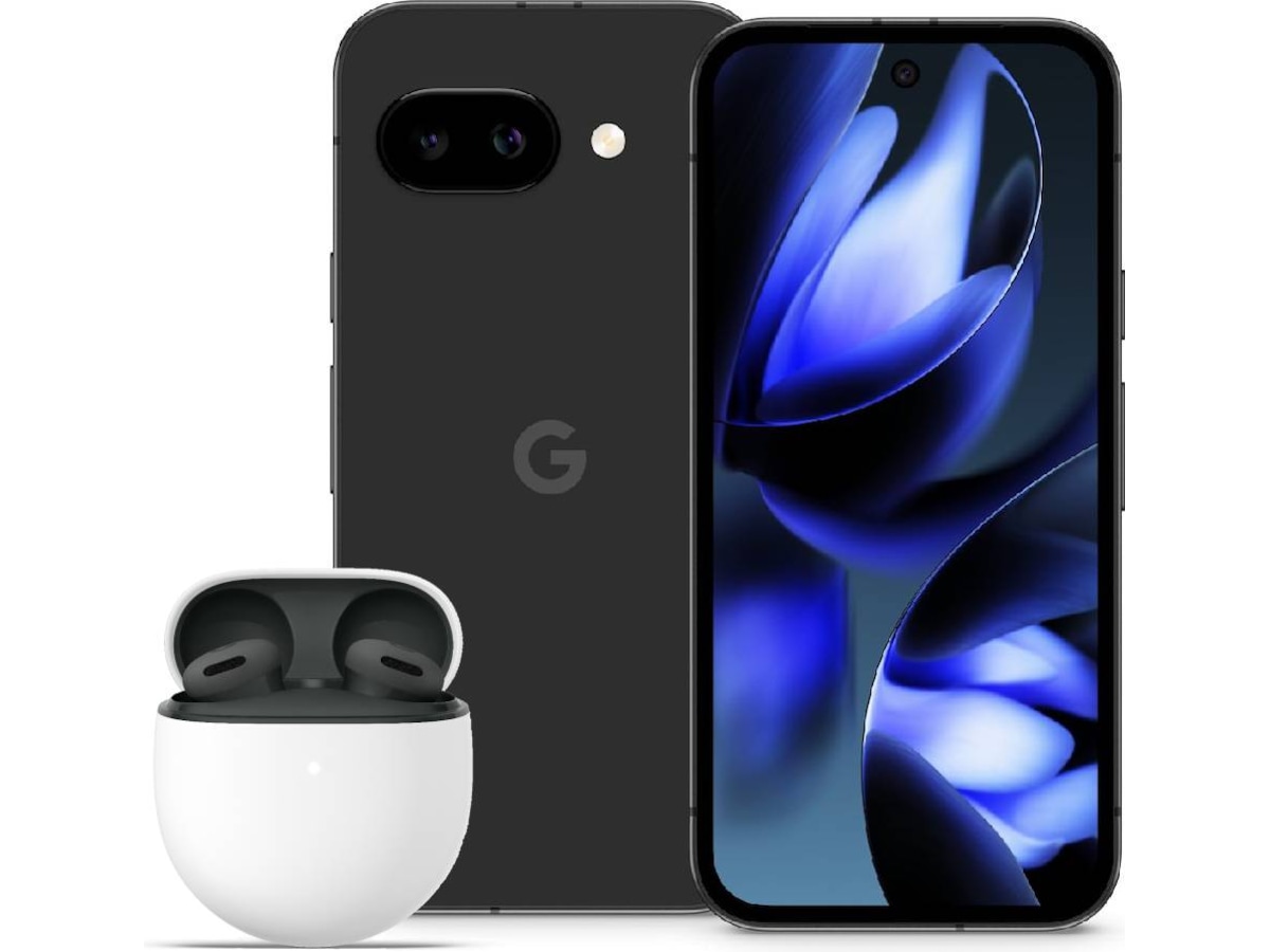 Google Pixel 9a 128GB (obsidian) + Buds 2a Mobiltelefoner