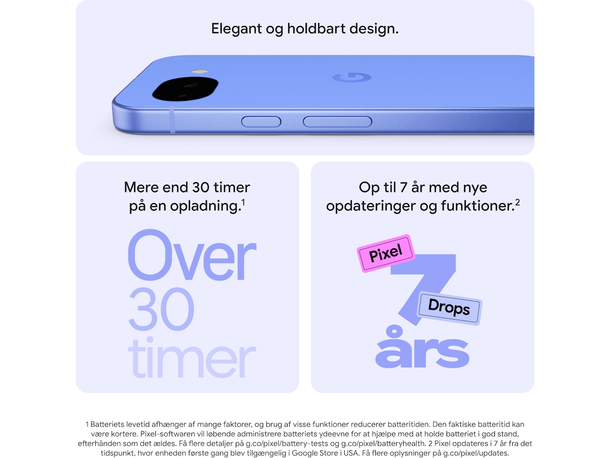 Google Pixel 10a 128GB (obsidian) Mobiltelefoner