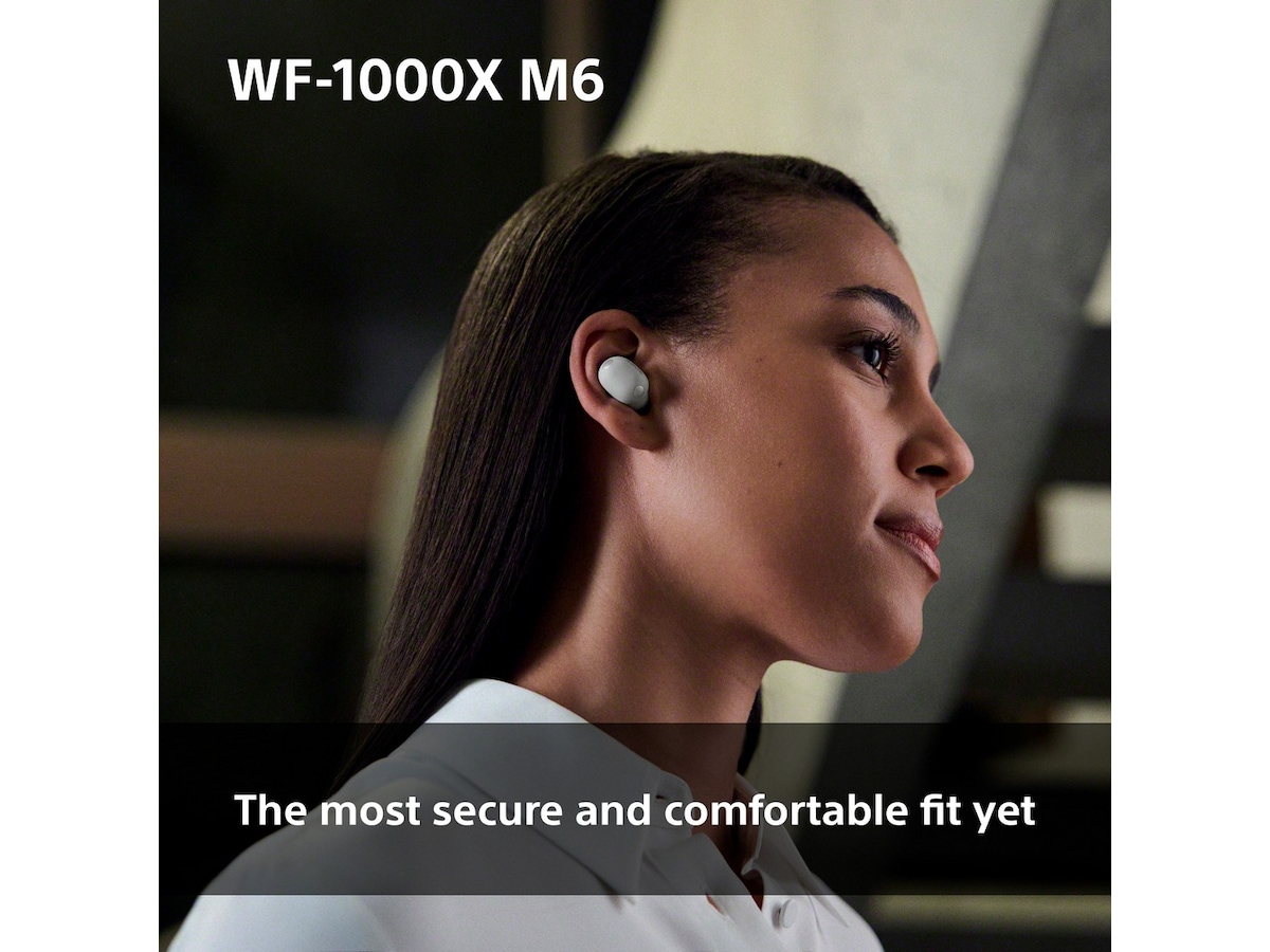 Sony WF-1000XM6 trådløse øretelefoner med støjdæmpning (Platinum Silver) In-ear høretelefoner