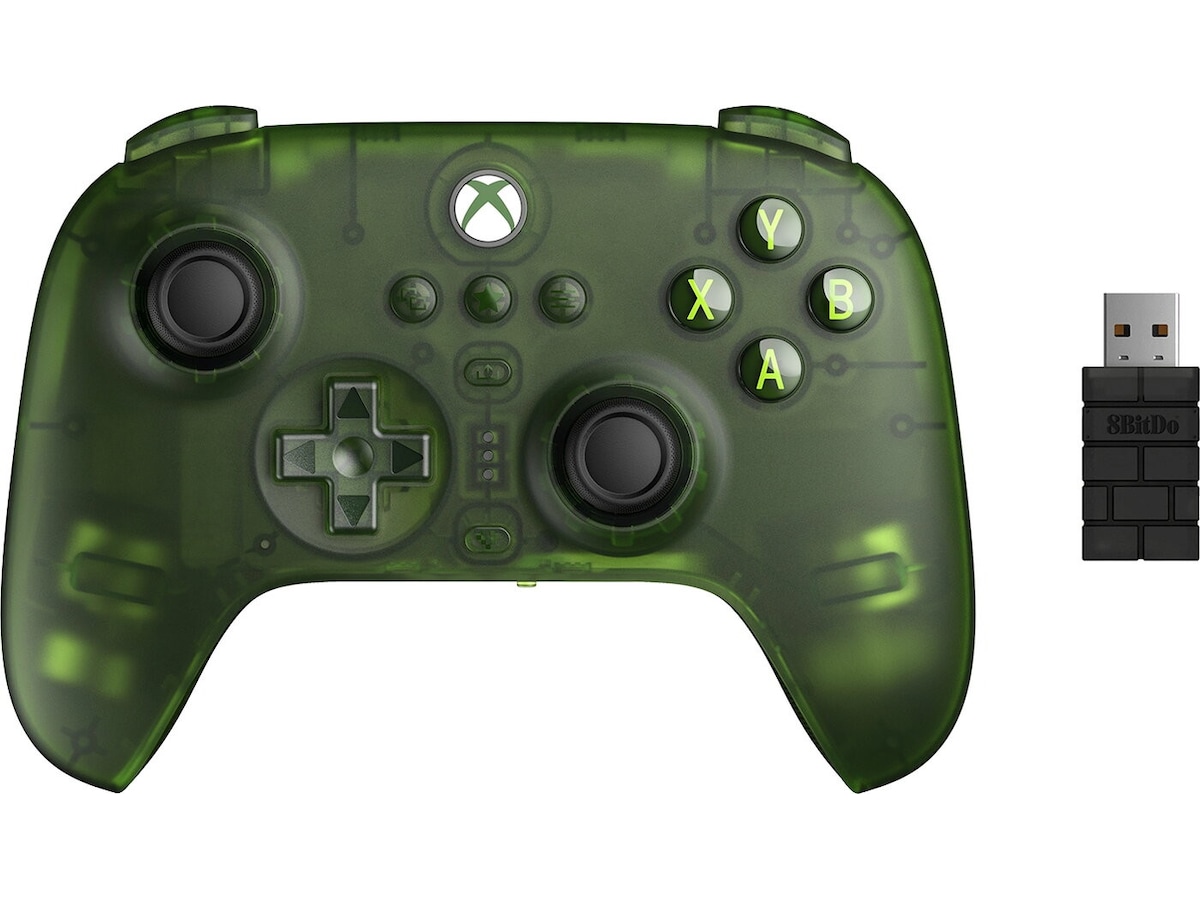 8bitdo Ultimate 3-tilstande Xbox-controller (Jade) Tilbehør til spilkonsoller
