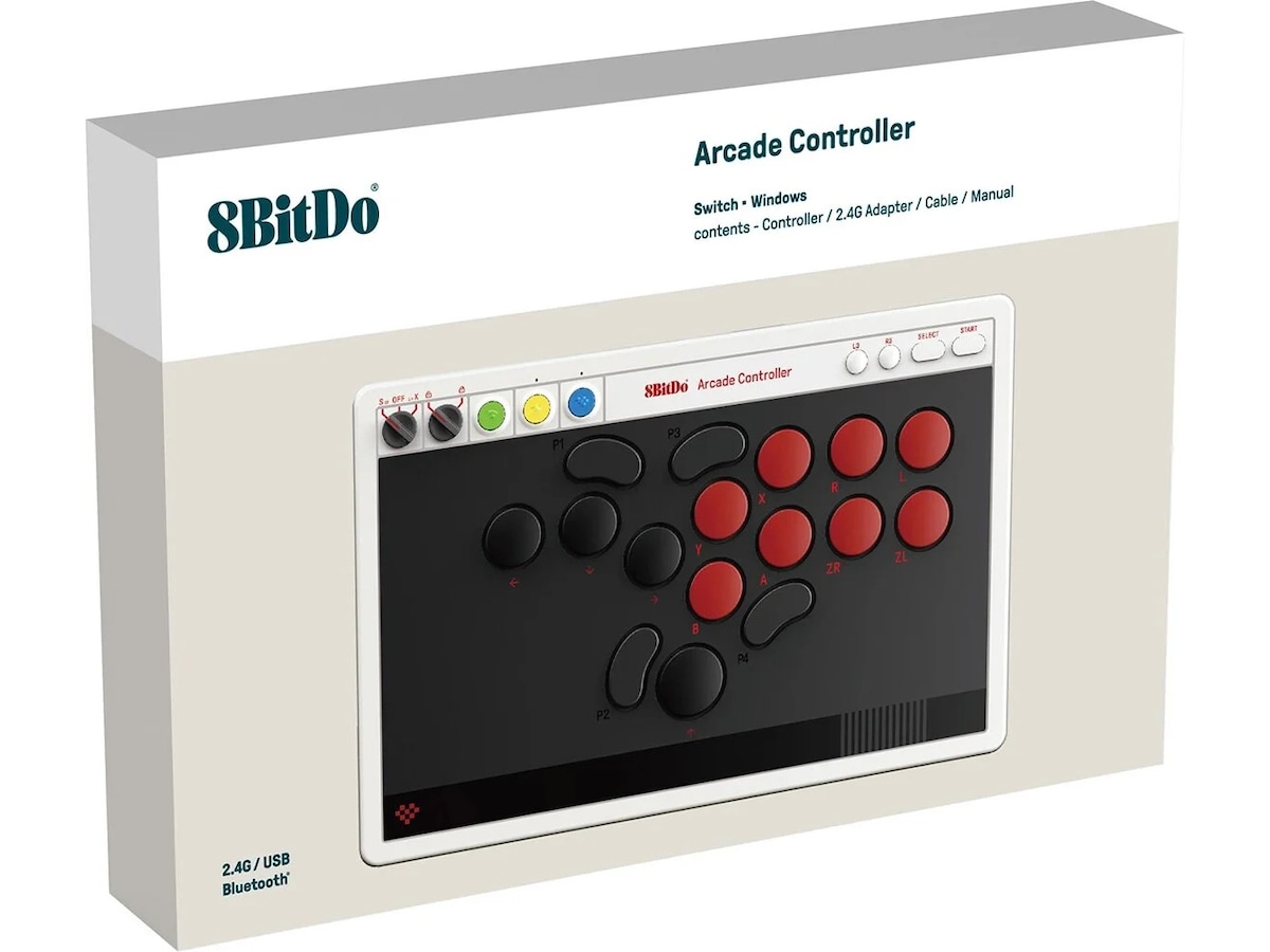 8BitDo arkadecontroller NSW/PC Tilbehør til spilkonsoller