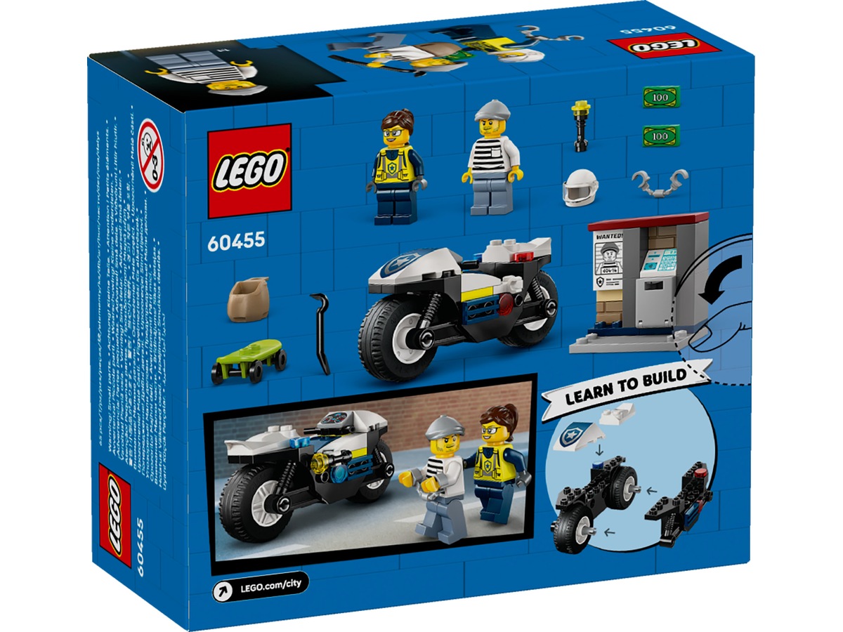 LEGO City politiets motorcykeljagt 60455 LEGO