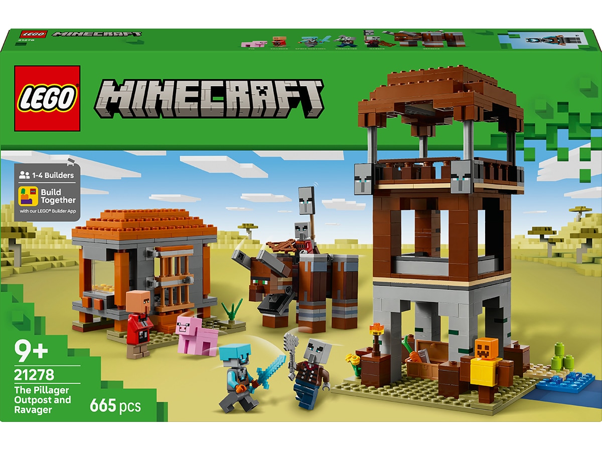 LEGO Minecraft plyndrervagttårn og vildtyr 21278 LEGO